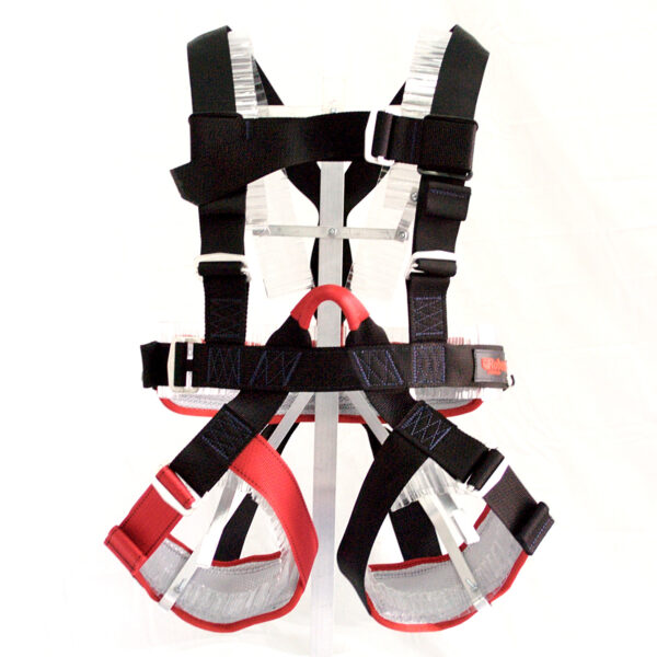 CRC 301 P - Zip Tour Harness w/ Fixed Padding ( Small / Red Belay ) - Image 4