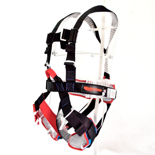 CRC 301 P - Zip Tour Harness w/ Fixed Padding ( Small / Red Belay ) - Image 5