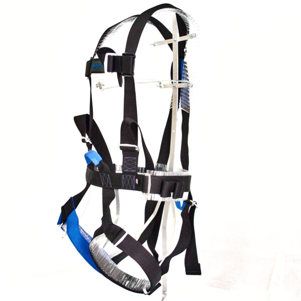 CRC500 Zip Tour Harness with Rear D-Ring ( Medium / Blue Belay ) - Image 3